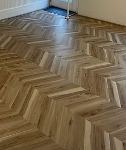 $90. Glue down vinyl plank