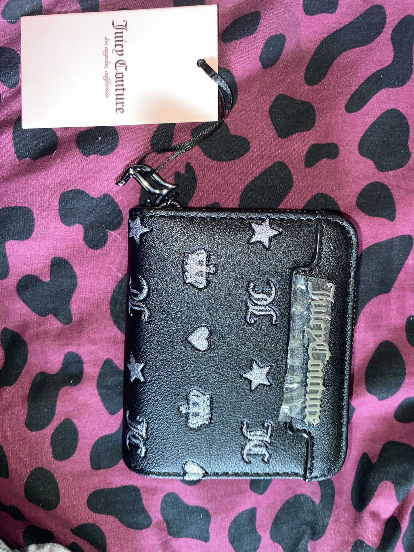 Black And Silver Juicy Couture Wallet