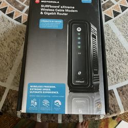 Motorola Modem Router Combo 