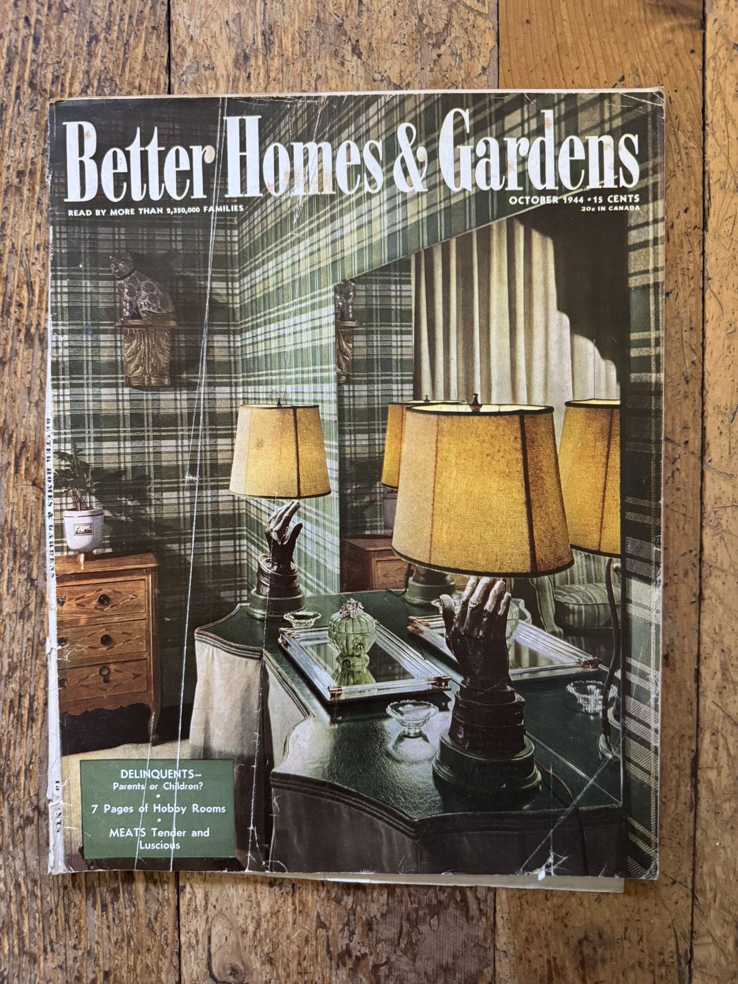 Vintage Better Homes & Gardens Magazines 1940s