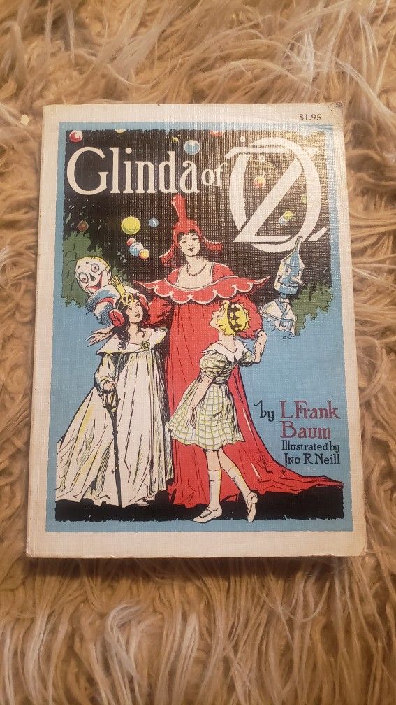 VTG Glinda of Oz by L.Frank Baum white series softcover 1920 Rand McNally & CO