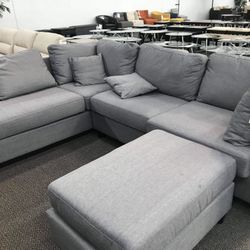 New Gray Sectional Couch Only $50 Down Payment