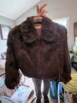 Authentic Dyed Rabbit Fur Jacket