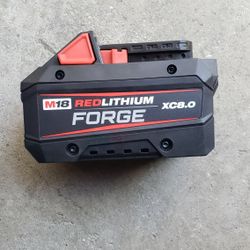 Milwaukee 18v Battery 8.0 Amp Forge Brand New