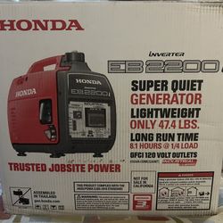 NEW HONDA EB2200i Inverter Generator