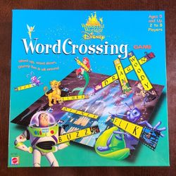 Disney Word Crossing Game, Movie Spelling Board Game Age 5+