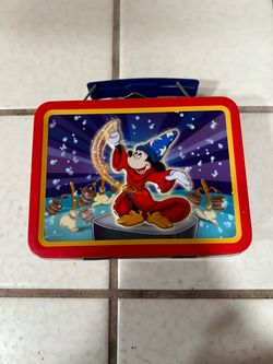 Disney Sorcerer Mickey Fantasia Mini Metal Lunch Box