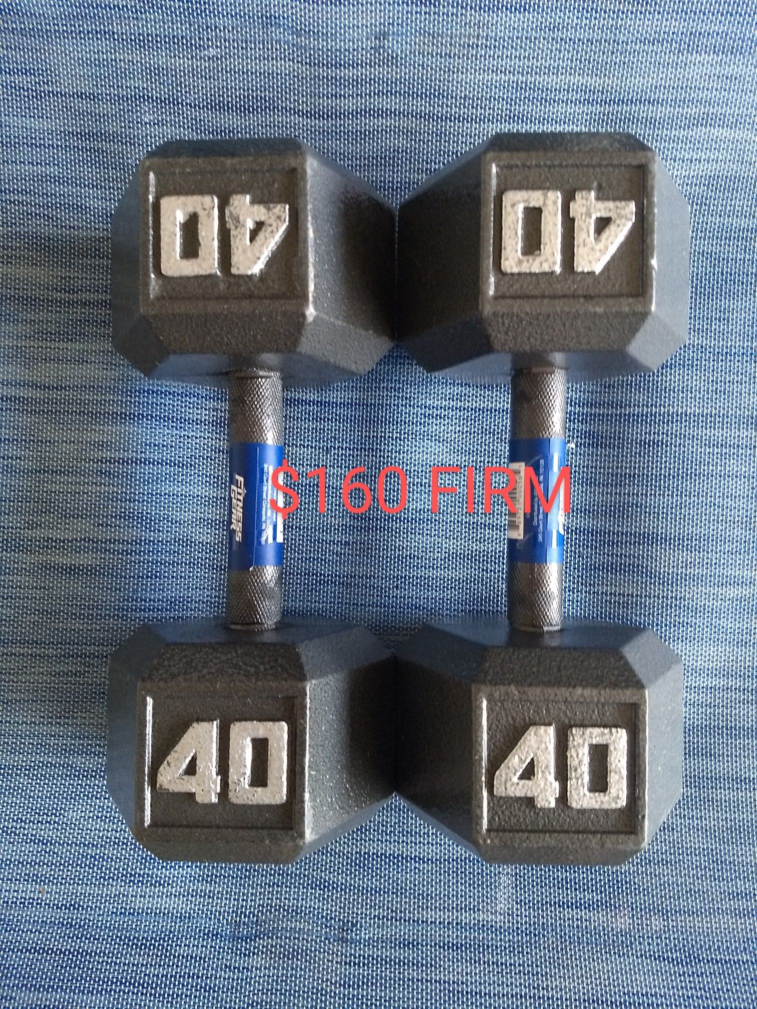 Brand New!! 40 Pound Dumbbells FIRM!!