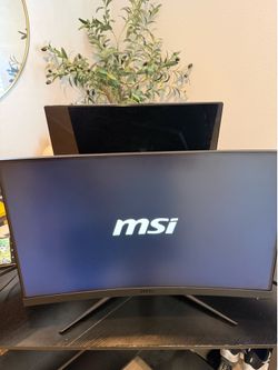 27 inch MSI Gaming monitor and 24 inch led monitor