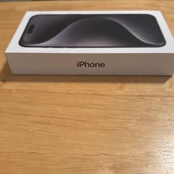 Brand New Empty iPhone Box - Original Packaging, Perfect for Collectors or Replacement