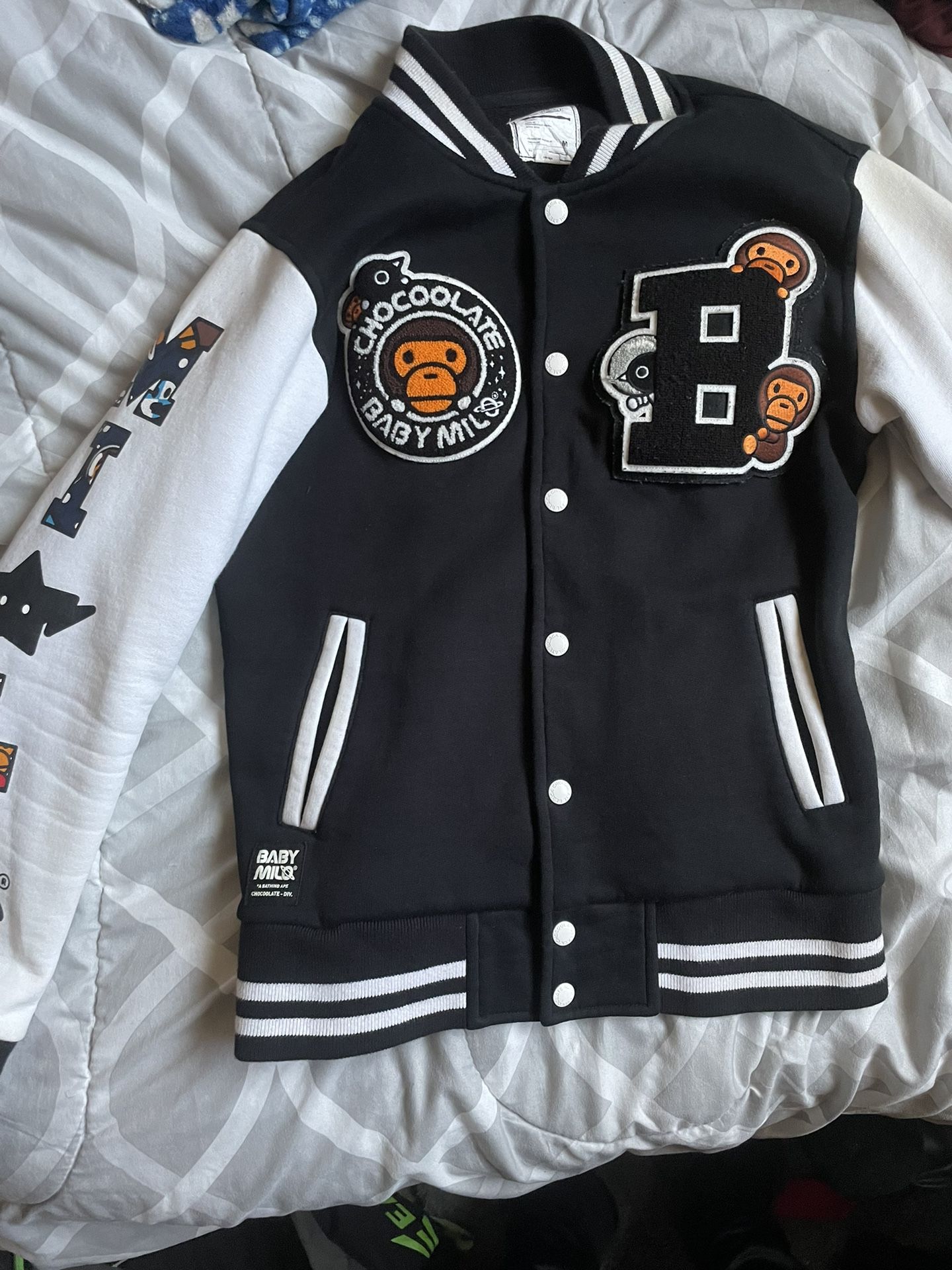 Bape X Chocolate X varsity jacket 