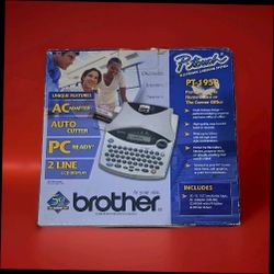 Brother P-Touch PT-1950 Electronic Label Thermal Printer Label Maker W/ Adapter