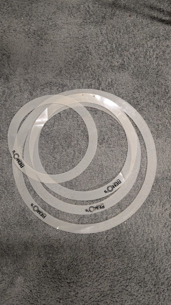 Remo dampening rings