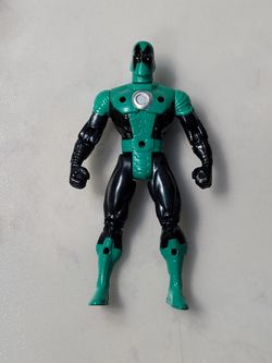 Marvel Comics Iron Man Green Samurai Armor Toy Biz Loose 5" Figure
