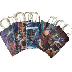 24pc Transformers Party Favor Gift Bags 6x8” 12 Designs Loot Bags Kids