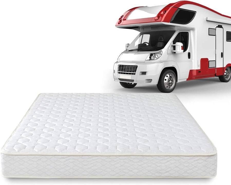 Photo Zinus 8 Inch Foam And Spring Rv Mattress Short Queen Brand New In Box