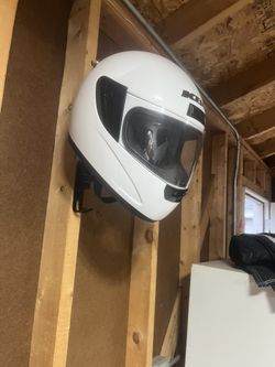 Motorcycle/Snowmobile Helmet W/ Hanging Bracket 