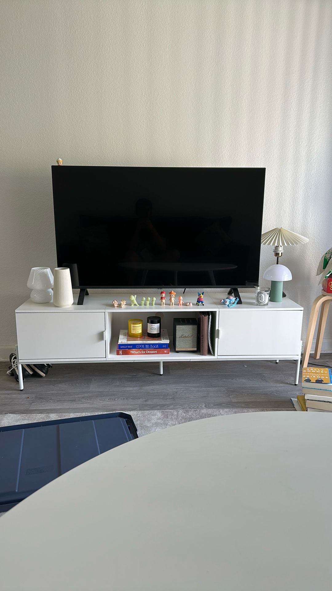 White TV Stand