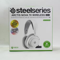 New SteelSeries Arctis Nova 7X Wireless Over Ear Gaming Headset White HS31