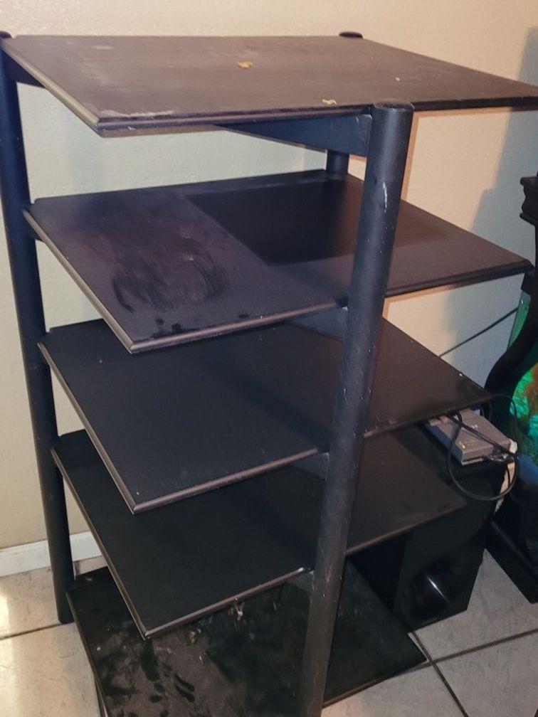 Free Black Shelf Table Pick Up Only