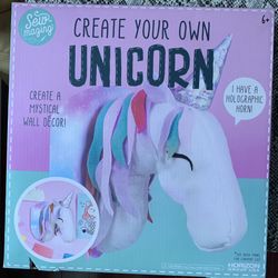 Unicorn Wall Decor~Create Your Own Unicorn Child Craft project 6+ Kids Love This