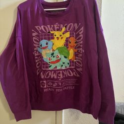 Women's Pokémon "Ready for Battle" Pikachu & Friends Graphic Sweatshirt