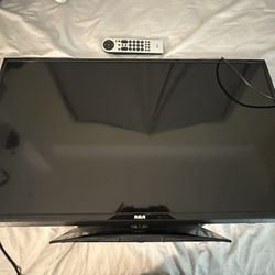 RCA 34" TV with controller and Added HDMI cable (Used) Perfect for people with Roku's.