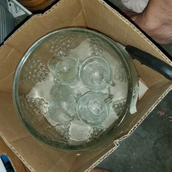 Glass Punch Bowl