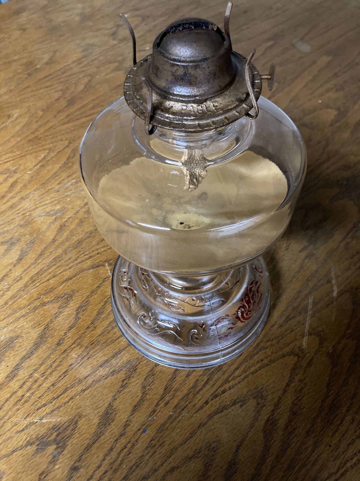 Glass Oil Lamp