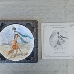 D'Arceau-Limoges "Daisy the Flapper" Collector Plate 1925
