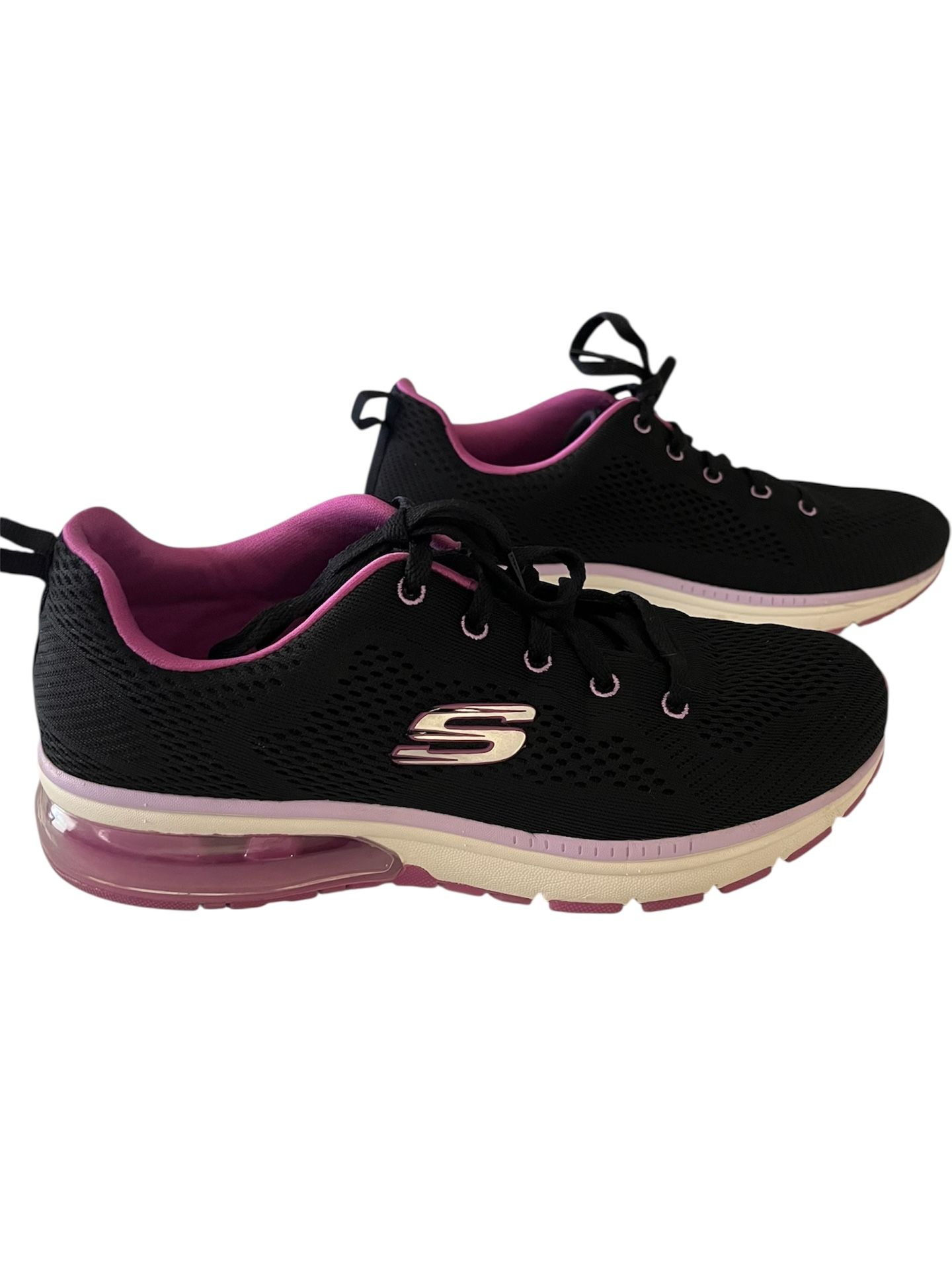 Skechers Sneakers Women’s 10 Black/Violet Lite Weight Memory Foam