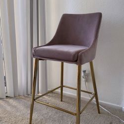 Velvet Bar Stools (sold as a pair)