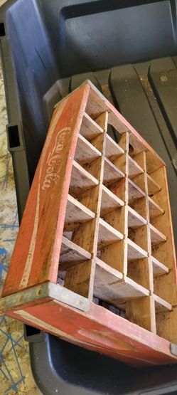 Old Wooden Coke Bottle Carrier 