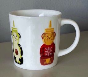 Williams-Sonoma FNNCH 14 oz Honey Bear Mug, "Avocado Bear" and "Holiday bear" Mug
