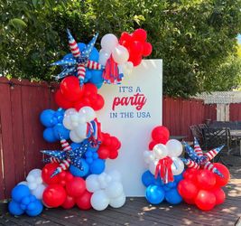 4 of July balloons decorations