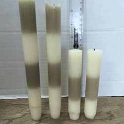 Ana Pageant Striped No Drip Candles