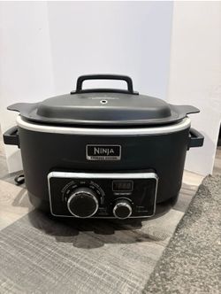 Ninja cooking system, bake, fry, stove top and use as slow cooker
