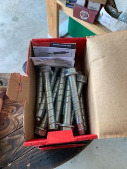 Hilti concrete anchors
