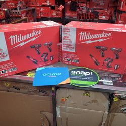 MILWAUKEE M12 5 TOOL COMBO KIT