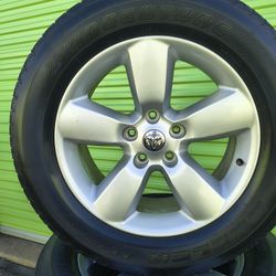 20" RAM RIMS & TIRES... 5 LUG