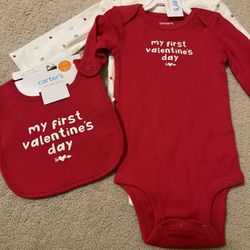 Infant Baby Valentine’s Outfits (9 Months)