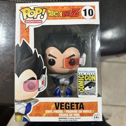 Funko Pop! Dragon Ball Z Vegeta Metallic #10 SDCC 2015 Exclusive