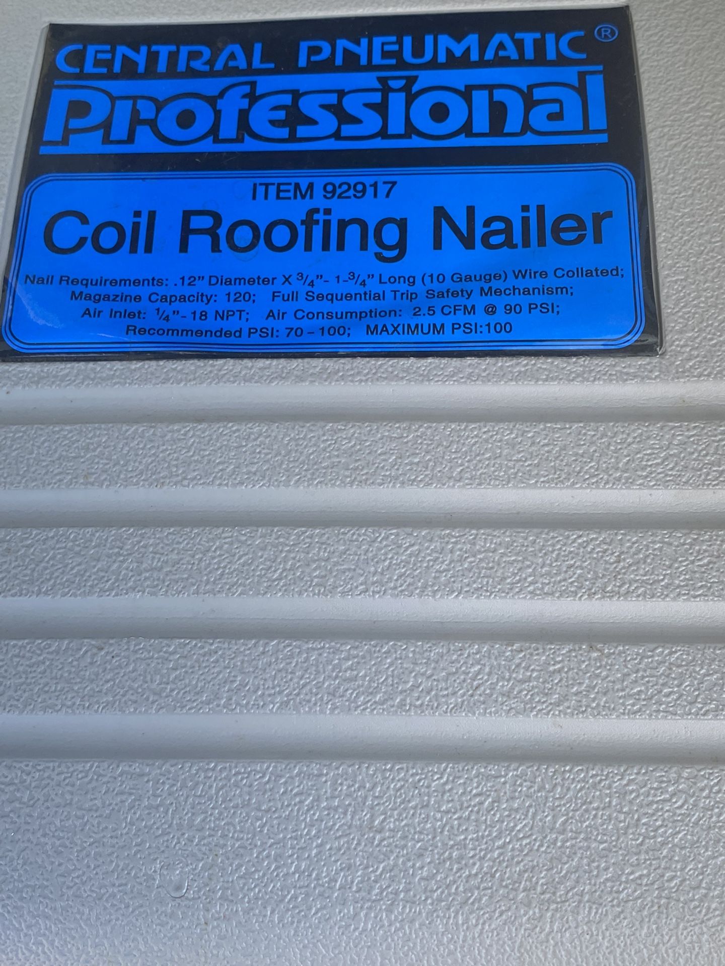 Coil Roofing Nailer
