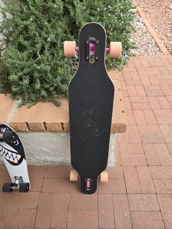 Classic Longboard - Pink Trucks