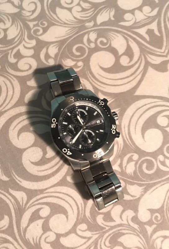 Black and silver Invicta Watch