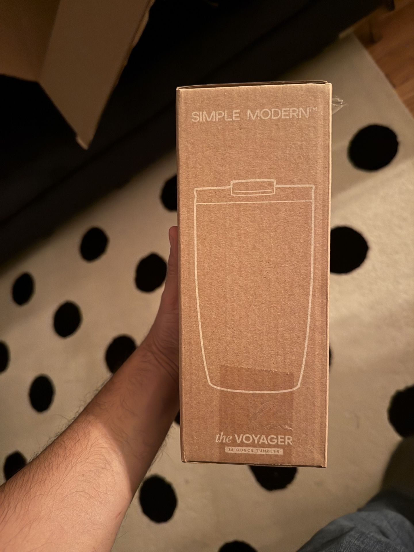 Simple Modern Voyager 16oz Tumbler - Black, New in Box