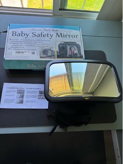 Black Adjustable Back Seat Baby Car Mirror Safety Mirror (SH-M-02)