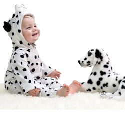 New, Baby Dalmatian Plush Costume Size 3–6 Mos