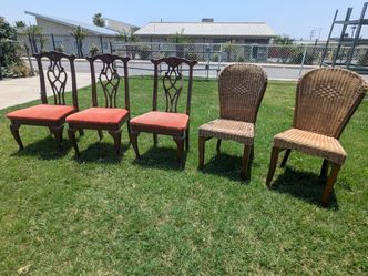 SET OF 5 CHAIRS