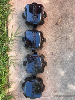 Set of four gmc centercaps